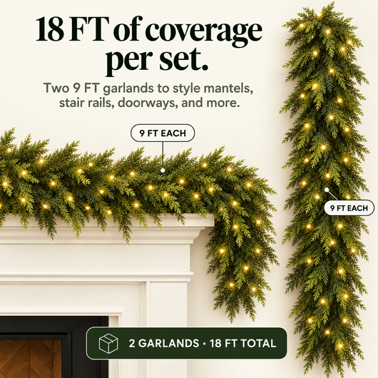 Real Touch Cedar Garlands (B1G1)