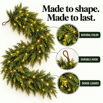 Real Touch Cedar Garlands (B1G1)